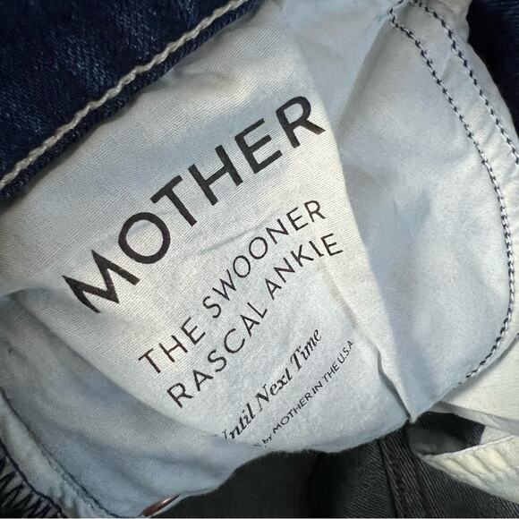 Mother Sz 27 Swooner Rascal Ankle Slim Jeans Until Next Time - Picture 9 of 11